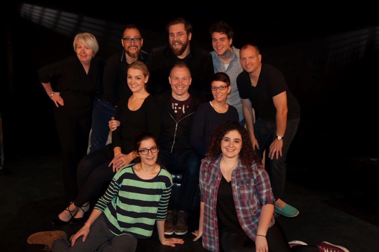 Cast of Company, Photo credit: Ken Thompson of Snap'd Dartmouth